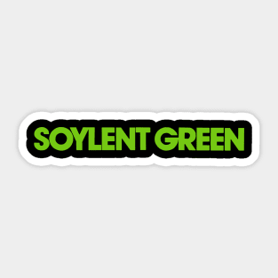 Soylent Green 1973 Sticker